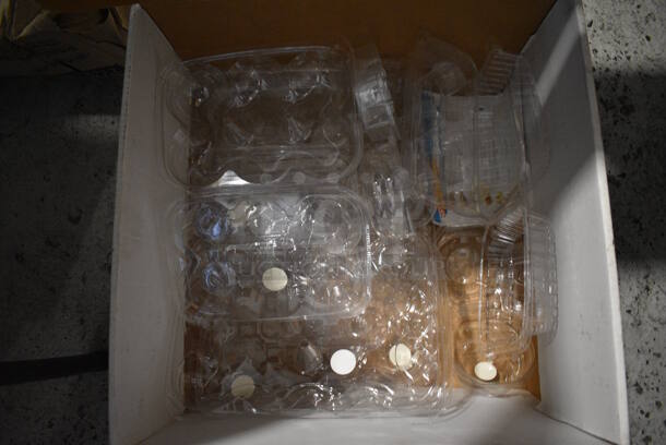 ALL ONE MONEY! Lot of Various Clear Plastic Containers!