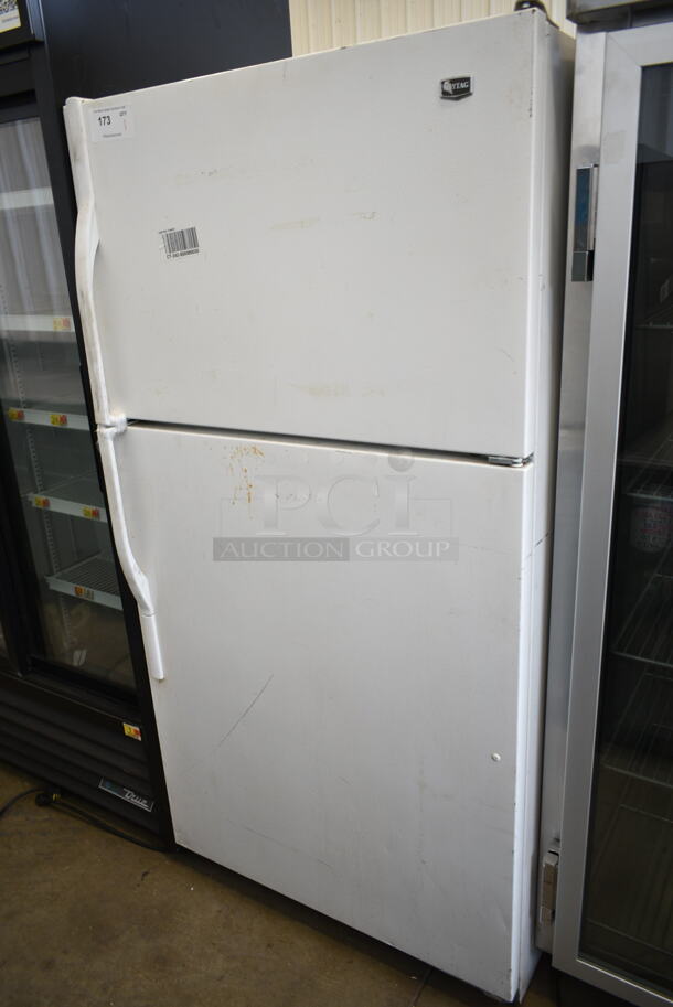 Maytag M1TXEGMYW01 Metal Cooler Freezer Combo Unit. 115 Volts, 1 Phase. Tested and Powers On But Does Not Get Cold
 - Image 1 of 6