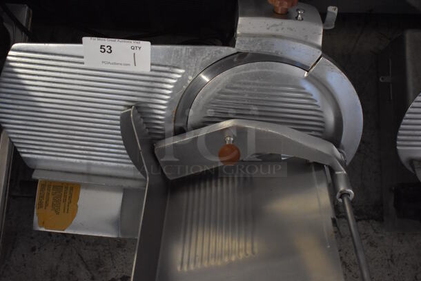 Fleetwood 312 Stainless Steel Commercial Countertop Meat Slicer w/ Blade Sharpener. 115 Volts, 1 Phase. 21x25x20. Tested and Working! - Image 5 of 9