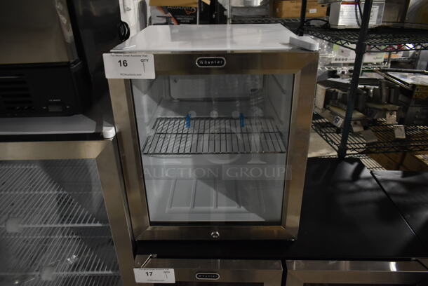 BRAND NEW SCRATCH AND DENT! Whynter BR-062WS 62 Can Capacity Stainless Steel Beverage Refrigerator Merchandiser with Lock. 115 Volts, 1 Phase. Tested and Working!