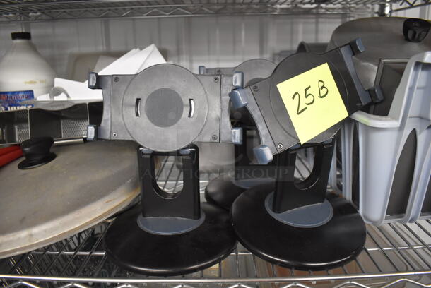 ALL ONE MONEY! Tier Lot of Various Items Including Poly Bins, Stands and Metal Lids - Image 3 of 6