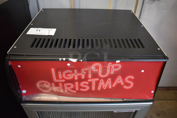 ATC Coolpoint CTB100 Metal Commercial Single Door Reach In Mini Cooler Merchandiser. 115 Volts, 1 Phase. 19x19x32. Tested and Working! - Image 6 of 6