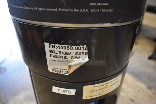 2 Bunn TF SERVER Black Poly Coffee Satellite Dispensers. 9.5x13x22.5. 2 Times Your Bid! - Image 5 of 6