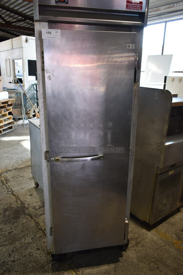 2016 Continental 1F Stainless Steel Commercial Single Door Reach In Freezer on Commercial Casters. 115 Volts, 1 Phase. Tested and Working! - Image 4 of 8