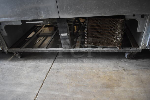 True T-49 Stainless Steel Commercial 2 Door Reach In Cooler w/ Poly Coated Racks on Commercial Casters. 115 Volts, 1 Phase. Cannot Test Due To Cut Power Cord - Image 6 of 7