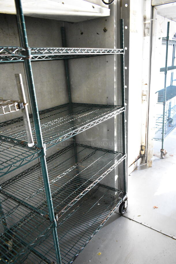 ALL ONE MONEY! Lot of Various Wire Shelving Units! BUYER MUST DISMANTLE. PCI CANNOT DISMANTLE FOR SHIPPING. PLEASE CONSIDER FREIGHT CHARGES. - Image 4 of 6
