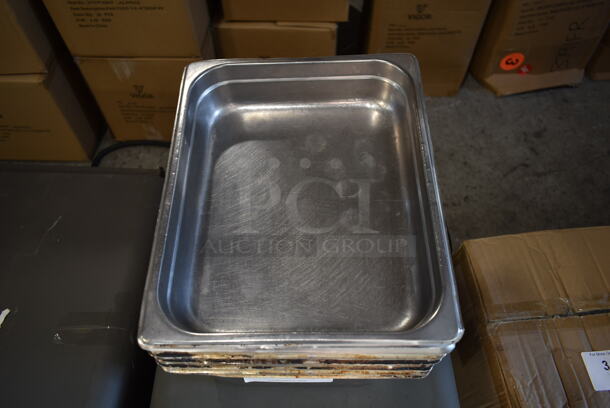 7 Stainless Steel 1/2 Size Drop In Bins. 7 Times Your Bid! - Image 2 of 3
