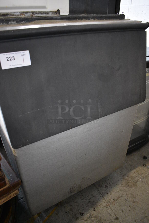 Scotsman Model C0530SA-1A Stainless Steel Commercial Ice Machine Head on Commercial Ice Machine Bin w/ Tubing. 115 Volts, 1 Phase. 31x34x69 - Image 3 of 7