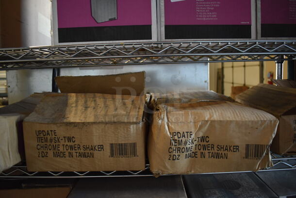 ALL ONE MONEY! Tier Lot of Various Items Including 48 Tower Shakers and Swirled Shakers - Image 7 of 12