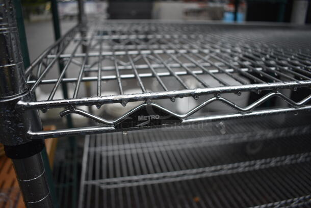 Metro Chrome Finish 5 Tier Shelving Unit on Commercial Casters. BUYER MUST DISMANTLE. PCI CANNOT DISMANTLE FOR SHIPPING. PLEASE CONSIDER FREIGHT CHARGES. 60x30x80 - Image 5 of 5