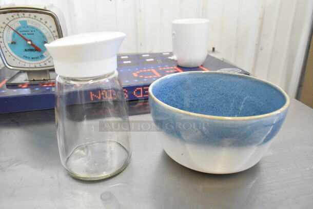 ALL ONE MONEY! Lot of Various Items Including Mug, Bowls and Syrup Pourer - Image 3 of 4