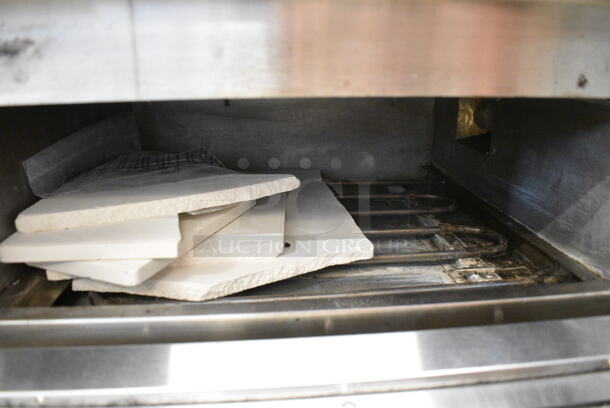 2022 Crosson CPO-160 Stainless Steel Commercial Countertop Electric Powered Pizza Oven w/ Broken Cooking Stone. 120 Volts, 1 Phase. Tested and Working! - Image 5 of 6