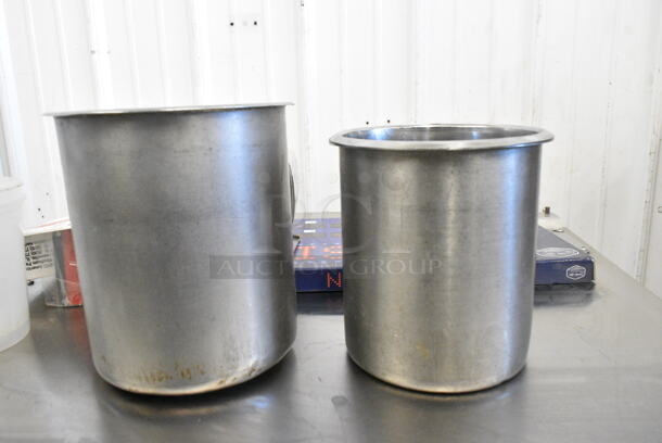 ALL ONE MONEY! Lot of Various Items Including Stainless Steel Cylindrical Bins and Knock Box.  - Image 2 of 4