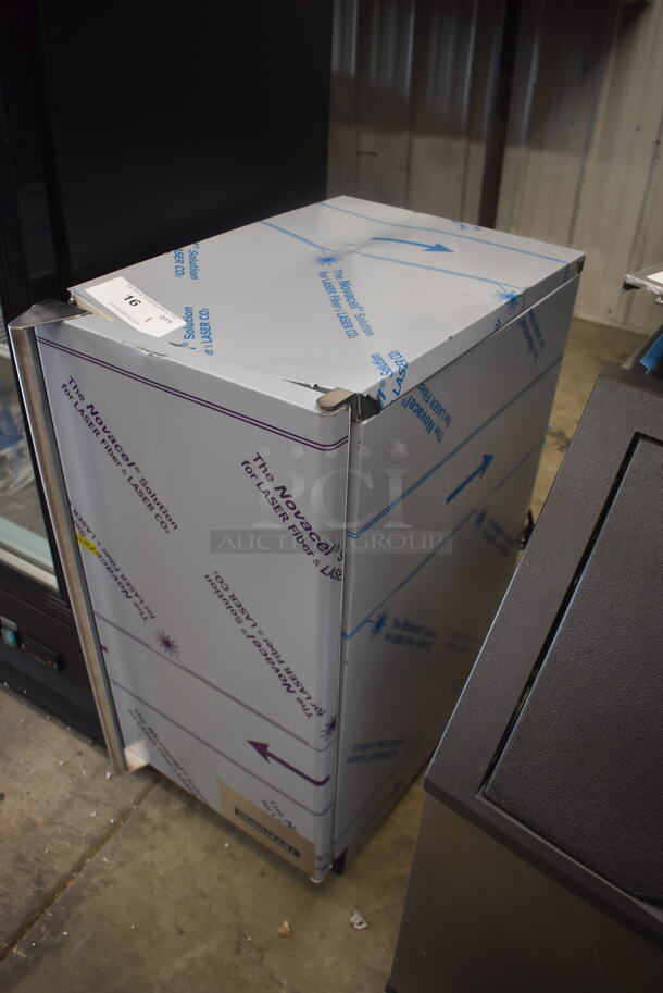 BRAND NEW SCRATCH AND DENT! 2023 Hoshizaki C-80BAJ-AD 14 7/8" ADA Compliant Air Cooled Undercounter Cubelet Ice Machine. 115-120Volt 1 Phase - Image 3 of 7