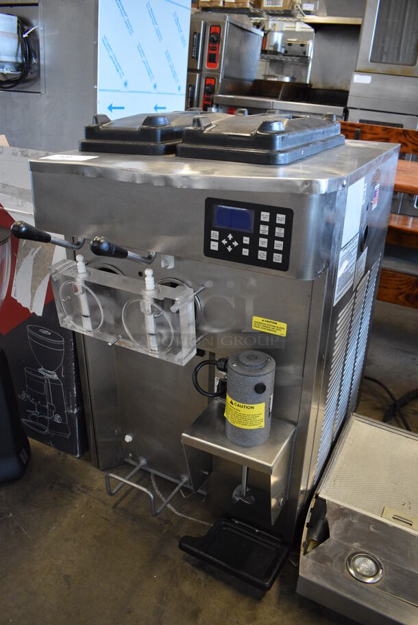 2019 Stoelting SF121-38I2 Stainless Steel Commercial Countertop Air Cooled 2 Flavor w/ Twist Soft Serve Ice Cream Machine. Serial 6408503P. 208-240 Volts, 1 Phase. 22x32x34 - Image 2 of 10