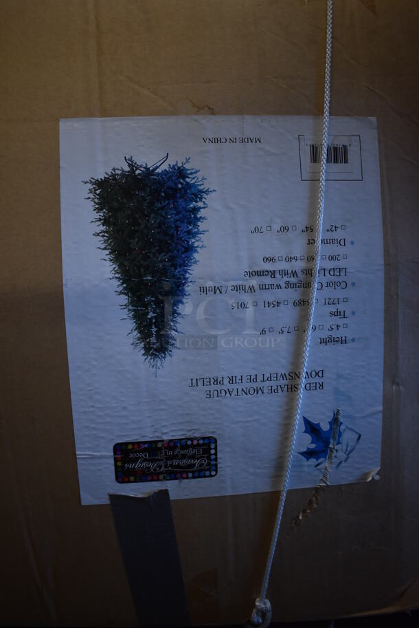 ALL ONE MONEY! Lot of 2 Boxes of Fake Christmas Trees - Image 9 of 9