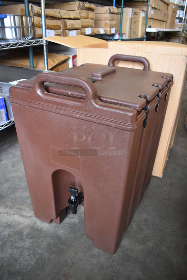 2 BRAND NEW IN BOX! Cambro Model 1000LCD Brown Poly Insulated Beverage Holder Dispensers. 16x21x25. 2 Times Your Bid! - Image 2 of 9