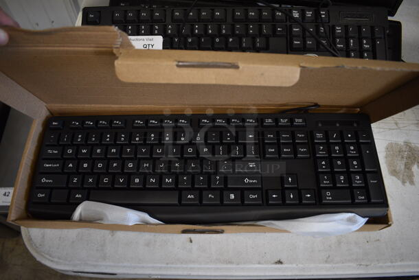 3 Various Computer Keyboards. 1 BRAND NEW! Includes 18x6x2. 3 Times Your Bid! - Image 4 of 4