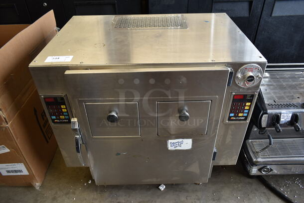 Autofry MTI-40C Stainless Steel Commercial Countertop Electric Powered Ventless Fryer. 240 Volts, 1 Phase.