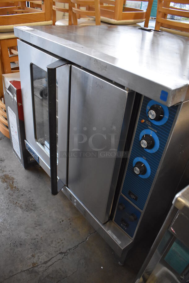 Duke 611-32V Stainless Steel Commercial Electric Powered Full Size Convection Oven w/ View Through Door, Solid Door, Metal Oven Racks and Thermostatic Controls. 38x42x39.5 - Image 4 of 8