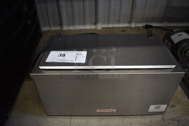 Server DI-2 Stainless Steel Commercial Countertop Cone Dip Warmer. 120 Volts, 1 Phase. 15x9.5x8. Tested and Working!
