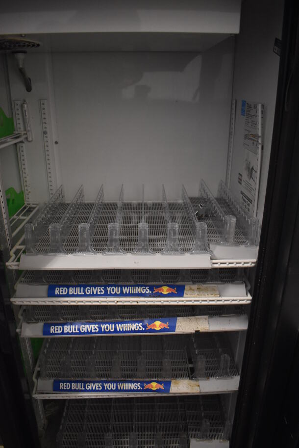 2013 True GDM-41SL-60-LD Metal Commercial 2 Door Cooler Merchandiser w/ Poly Coated Racks. 115 Volts, 1 Phase. 47x21x60. Tested and Working! - Image 3 of 5