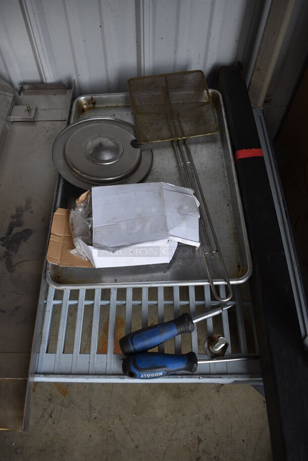 ALL ONE MONEY! Lot of Various Items Including Vulcan Kickplate and Metal Baking Pan! - Image 3 of 5