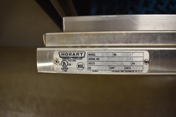 Hobart LXIH ENERGY STAR Stainless Steel Commercial Undercounter Dishwasher. 120/208-240 Volts, 1 Phase. 24x26x35 - Image 6 of 9