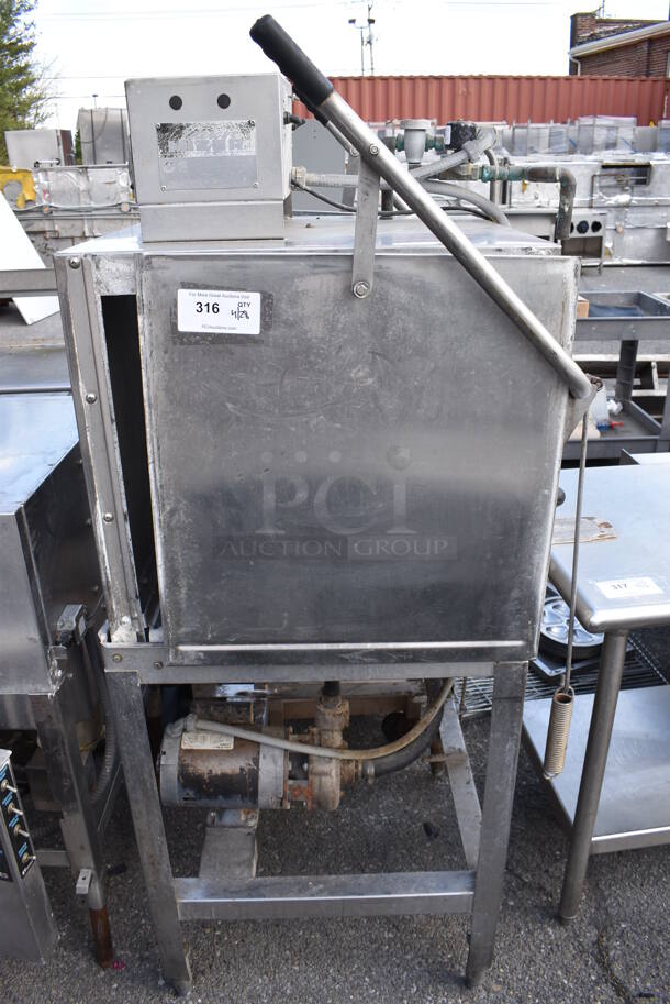 Energy Mizer EVA-2 Stainless Steel Commercial Straight Pass Through Dishwasher. 115/208-230 Volts, 1 Phase. - Image 1 of 7