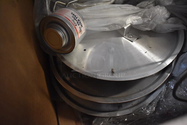 ALL ONE MONEY! Tier Lot of Various NEW Items Including Metal Stock Pot Lids, Tamper Evident Tape Rolls and 6 Noble Soap Dispensers - Image 3 of 6