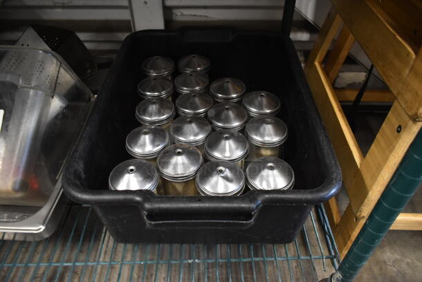 ALL ONE MONEY! Tier Lot of Various Items Including Poly Drop In Bins and Seasoning Shakers - Image 2 of 4