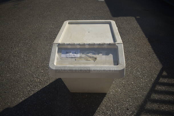 Shelf Ingredient Bin, White.