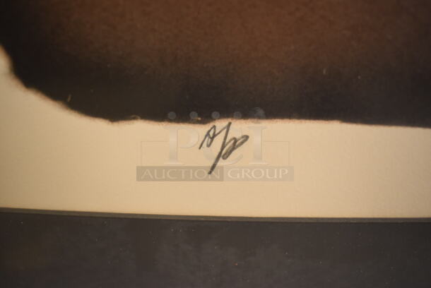 Framed SIGNED Picture of Don Quixote by Jean Claude Farhi. - Image 5 of 8