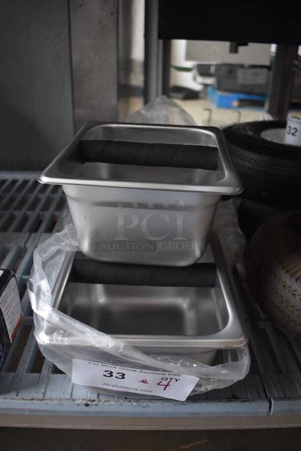 ALL ONE MONEY! Lot of 4 BRAND NEW! Metal Knockboxes. 6.5x6x4 - Image 3 of 4