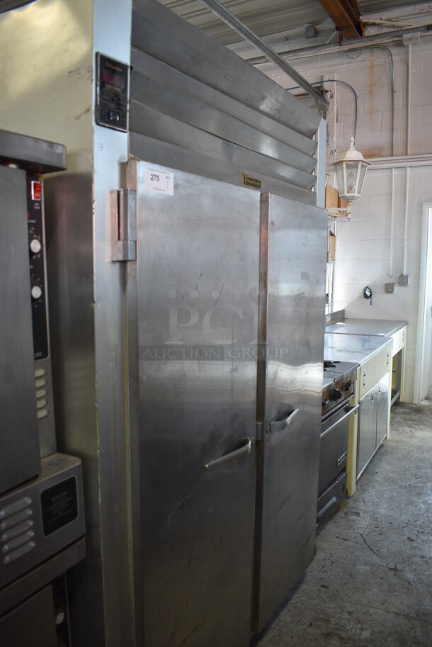 Traulsen Model G20010A Stainless Steel Commercial 2 Door Reach In Cooler w/ Metal Racks. 115 Volts, 1 Phase. 52.5x36x83. Tested and Working! - Image 5 of 5