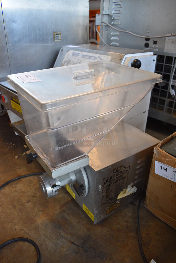 Olde Tyme Model PN1 Stainless Steel Commercial Countertop Nut Grinder. 115 Volts, 1 Phase. 11x21x21. Tested and Working! - Image 2 of 6