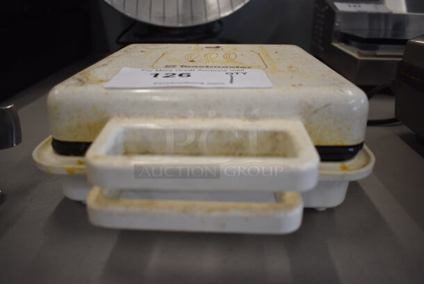 Toastmaster Metal Countertop Waffle Maker. 9x11.5x4 - Image 2 of 6