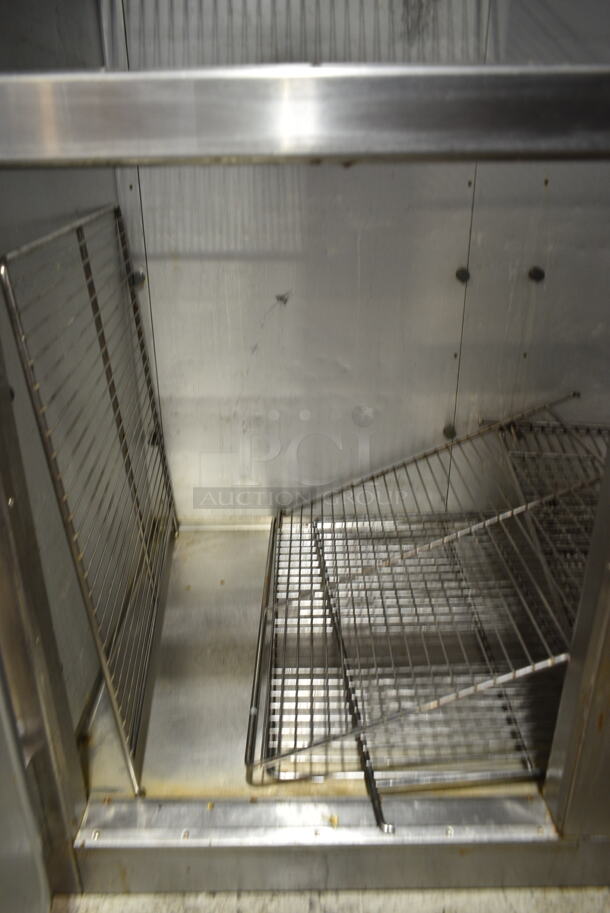 Traulsen AHT232WUT-127 Stainless Steel Commercial 4 Half Size Reach In Cooler w/ Metal Racks. 115 Volts, 1 Phase.  Cannot Test Due To Cut Power Cord - Image 4 of 7