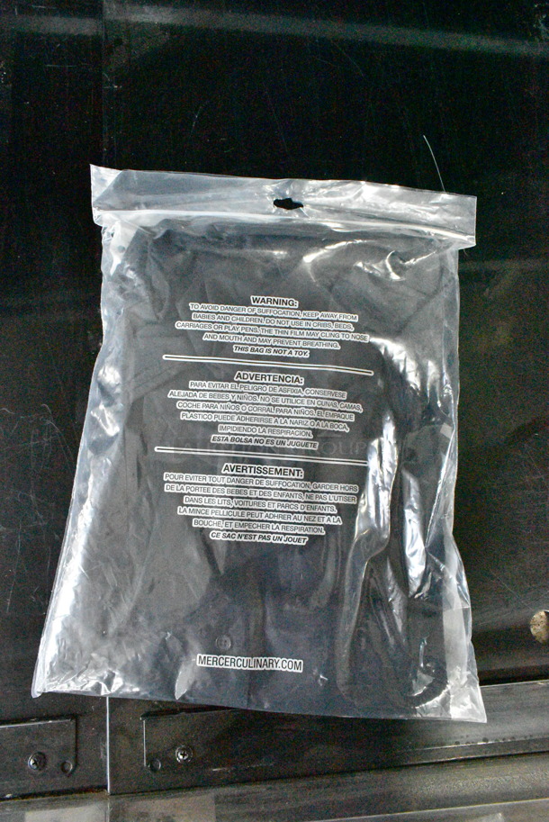2 BRAND NEW SCRATCH AND DENT! Items Including 169HS1803XL Henry Segal Men's Customizable Black Long Sleeve Dress Shirt - XL and 511P31 San Jamar P31 Neoprene Black One Size Fits Most 31" Shoulder-Length Gloves with Cotton Lining. 2 Times Your Bid!  - Image 4 of 7