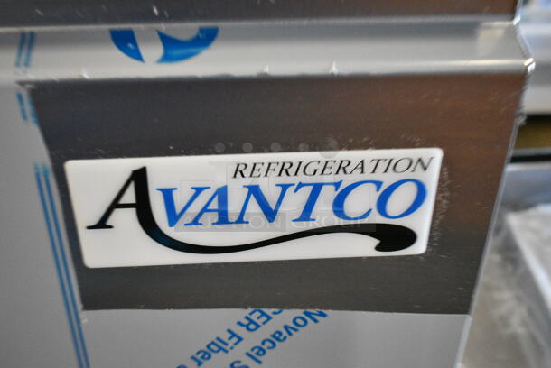 BRAND NEW SCRATCH AND DENT! 2024 Avantco 447APST72 Stainless Steel Commercial Sandwich Salad Prep Table Bain Marie Mega Top. 115 Volts, 1 Phase. Tested and Working! - Image 4 of 10