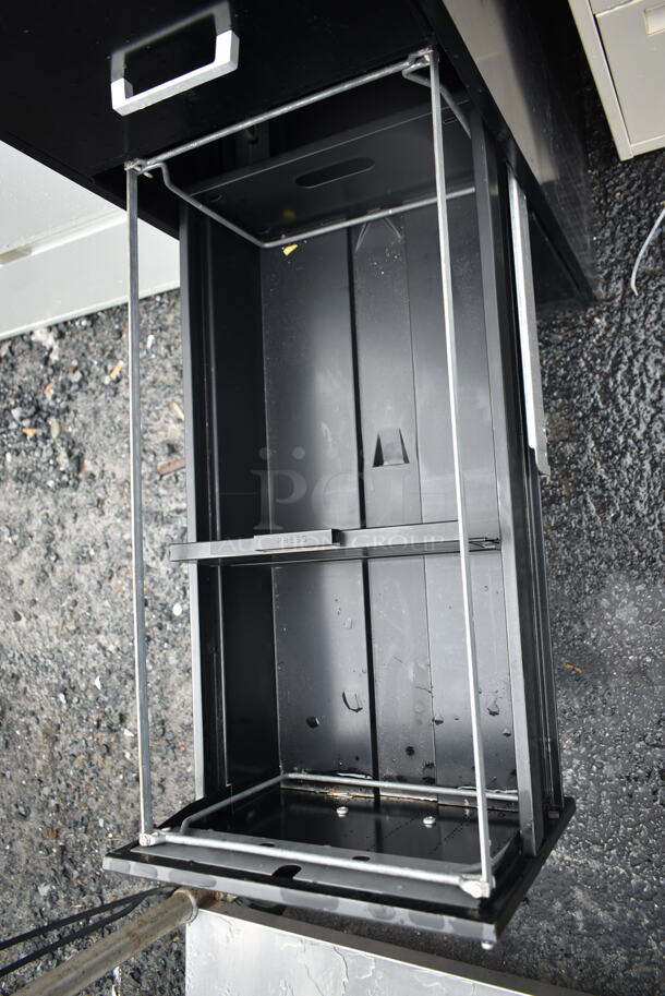 Black Metal 4 Drawer Filing Cabinet. - Image 4 of 5