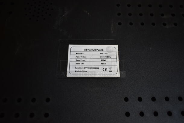 LifePro Wvr 1010 Metal 3D Vibration Plate. 110 Volts, 1 Phase.
 - Image 5 of 5