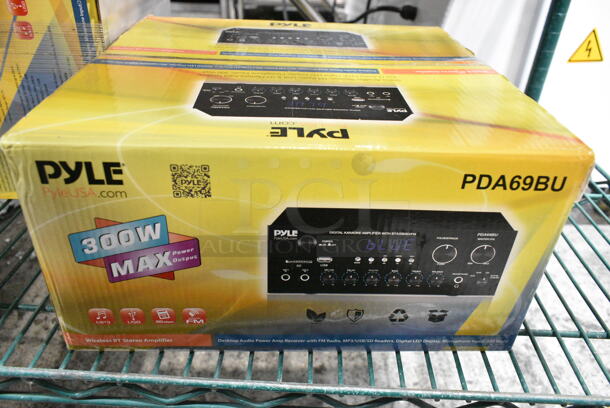 5 IN ORIGINAL BOX! Pyle PDA69BU Digital Karaoke Amplifier. 5 Times Your Bid!  - Image 2 of 2