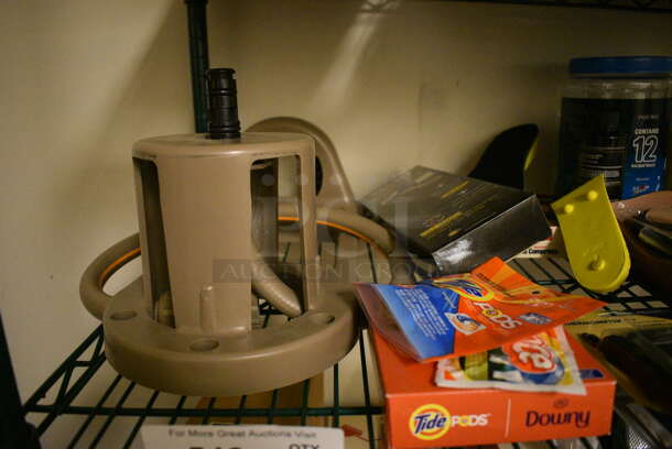 ALL ONE MONEY! Tier Lot of Various Items Including Travel Clothes Steamer, Racquetballs, and Indoor/Outdoor Thermometer - Image 3 of 6