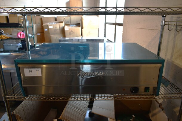 BRAND NEW SCRATCH AND DENT! 2023 Avantco 177BW48 Stainless Steel Commercial Single Drawer Hot Dog Bun Warming Drawer. 120 Volts, 1 Phase. Tested and Working! - Image 2 of 6