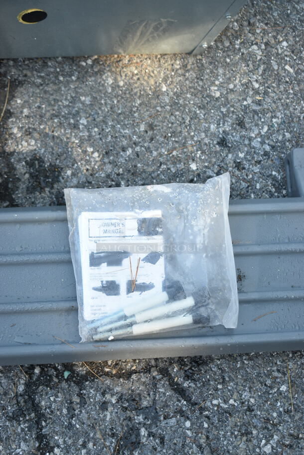 BRAND NEW SCRATCH AND DENT! Cambro VBRR6 Gray Poly Tray Slide.  - Image 3 of 6