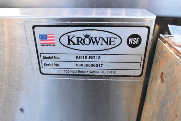 Krowne KR18-RG18 Stainless Steel Drain Board.  - Image 4 of 4