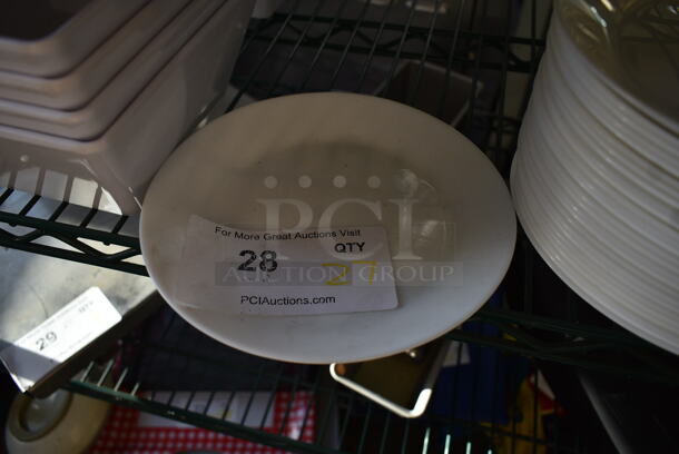 27 White Ceramic Plates. 27 Times Your Bid! - Image 3 of 3