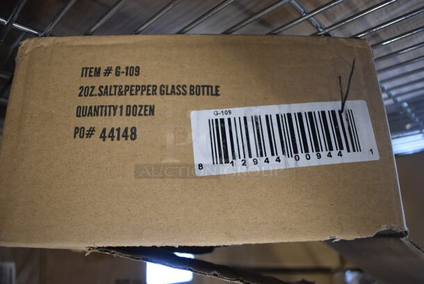 4 Boxes of 12 BRAND NEW! Salt and Pepper Shakers. Missing 1. 1.5x1.5x3.5. 4 Times Your Bid! - Image 3 of 3