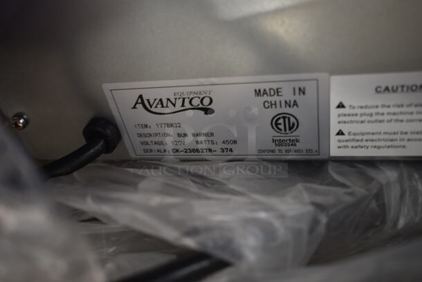 BRAND NEW SCRATCH AND DENT! Avantco 177BW32 Stainless Steel Commercial Countertop Single Drawer Bun Warmer. 120 Volts, 1 Phase. Tested and Working! - Image 6 of 6